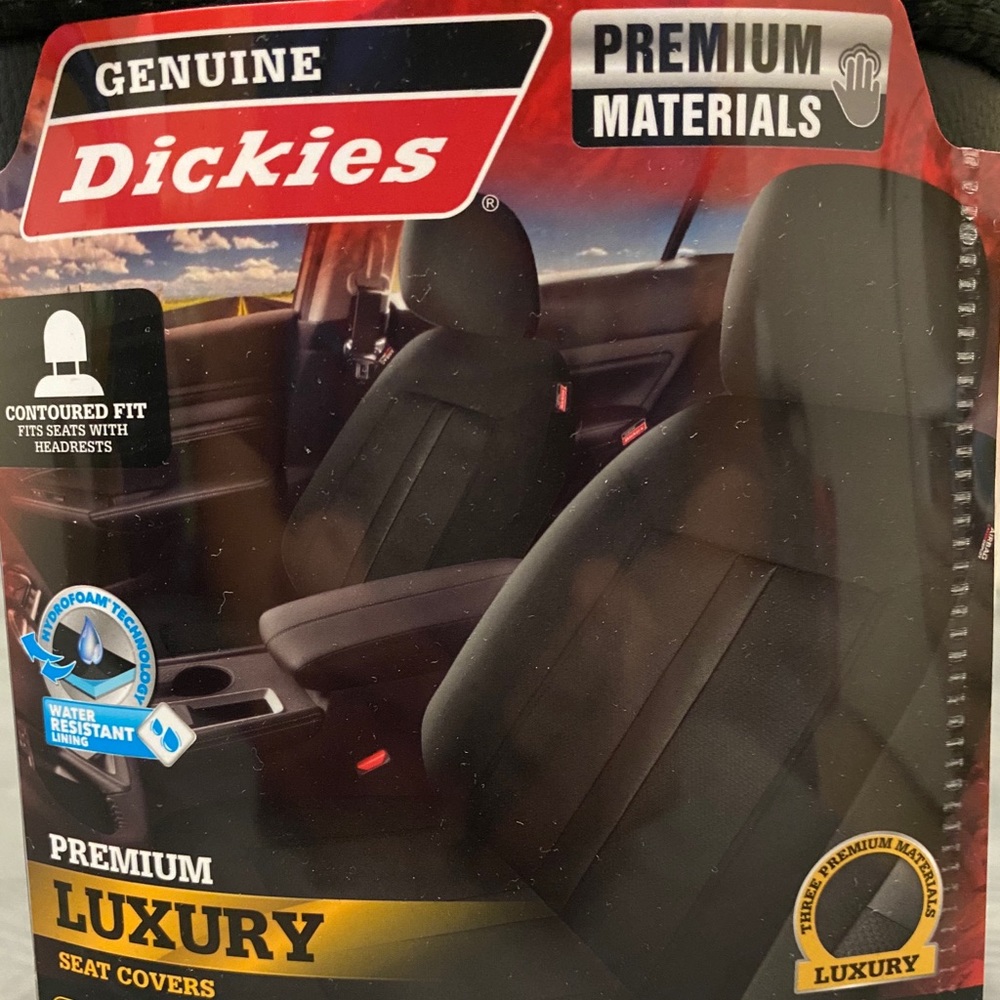 New Dickies 2 Piece Premium Luxury Seat Covers